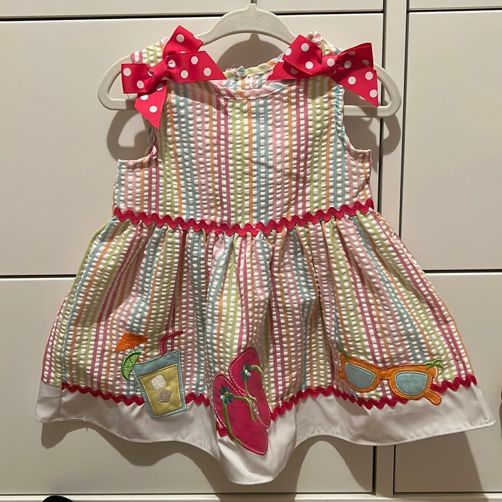 Seersucker Summer Dress